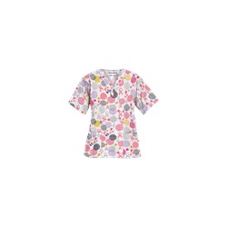 UA Support Blooms White Scrub Top