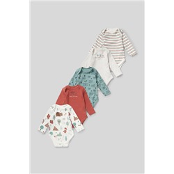 Baby-Body - Bio-Baumwolle - 5er Pack