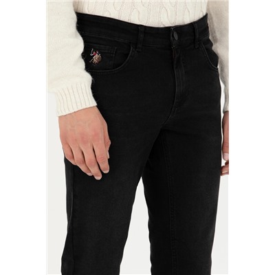 Erkek Siyah Jean Pantolon