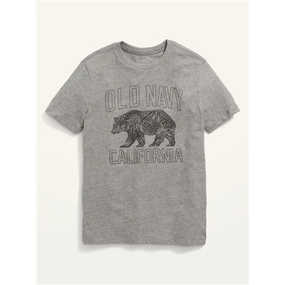 Short-Sleeve Logo-Graphic Tee for Boys
