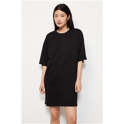 Vestido camiseta Negro