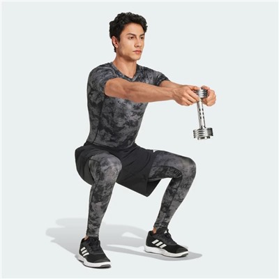 TECHFIT Training Allover Print Long Tights