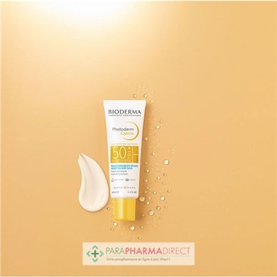 Bioderma Photoderm Crème - SPF50+ - Fini Invisible - Peaux Sensibles Sèches 40 ml