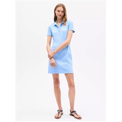 Stretch-Cotton Slim Fit Polo Dress