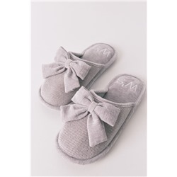 Zapatillas cerradas chenilla gris