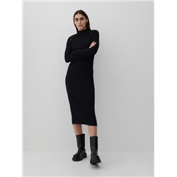 Midikleid mit Stehkragen