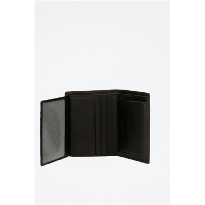 Cartera de piel Jeans Negro