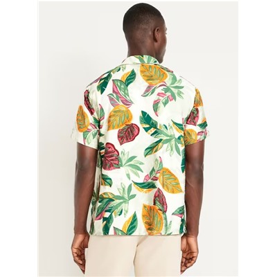 Short-Sleeve Printed Camp Shirt