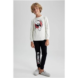 Defacto Erkek Çocuk Disney Mickey & Minnie Uzun Kollu Pijama Takımı A6731A823AU