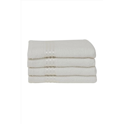 Karaca Home Stripe 4 'lü Yüz Havlusu Seti 50x90 Cm Offwhite 200.21.01.0729
