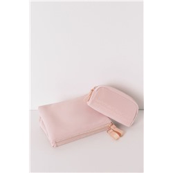 Neceser pequeño rubber rosa