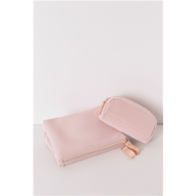 Neceser pequeño rubber rosa