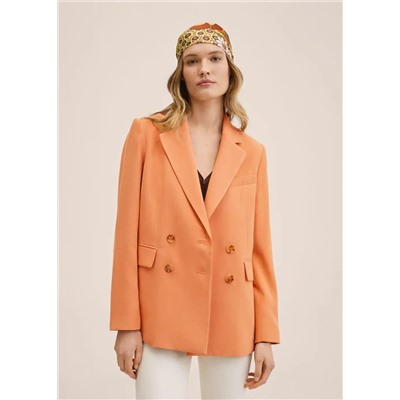 Americana traje doble botonadura -  Mujer | MANGO OUTLET Melilla