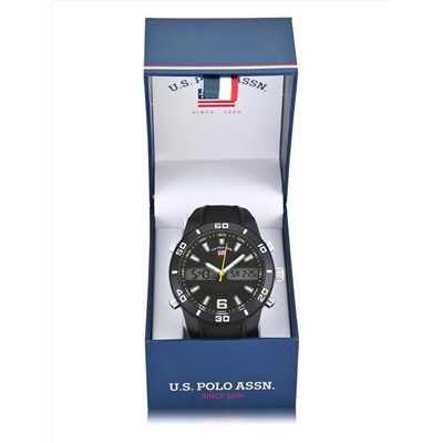 MENS BLACK STRAP ANA DIGI SPORT WATCH