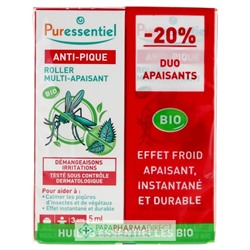 Puressentiel Anti-Pique Roller aux 11 Huiles Essentielles BIO 2x5mlLot  × 2