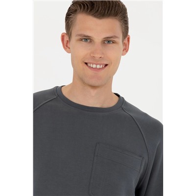Erkek Antrasit Sweatshirt