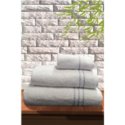 S&R 3'LÜ BANYO HAVLU SETİ - HAMAM HAVLU TAKIMI %100 PAMUK SET357246001
