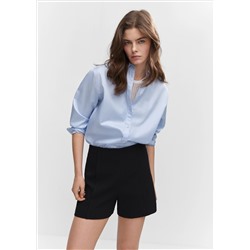 Shorts rectos tiro alto