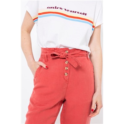 Pantalón amplio Rosa claro