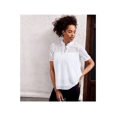 ESMARA® Bluse Damen, angenehm leichte Chiffon-Qualität