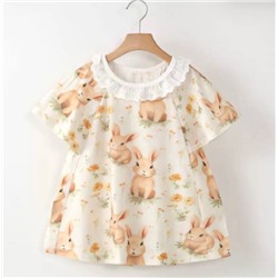 Платье детское. Материал: хлопок , кружевной воротник.