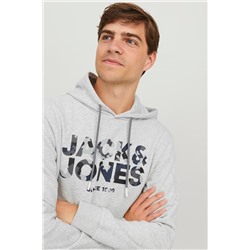 Sudadera con capucha Crudo jaspeado