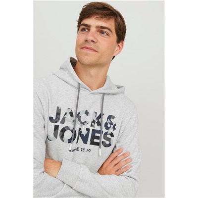 Sudadera con capucha Crudo jaspeado