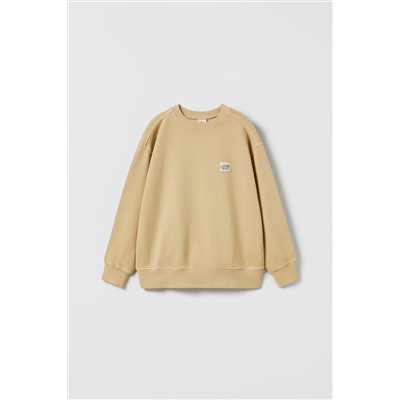 SUDADERA LAVADA ETIQUETA