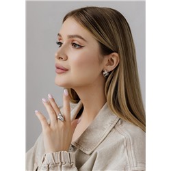 Серьги из серебра родированные 925 пробы С50120р
