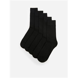 Socken mit hohem Baumwollanteil, 5er-Pack