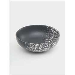 Салатник, 15,5х6 см, 500 мл, фарфор P, черный, в белую крапинку, Caviar Galaxy