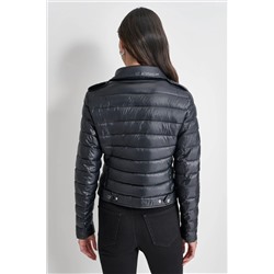 MOTO STYLE PUFFER JACKET