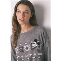 Pijama largo punto suave Mickey