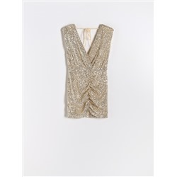 Kleid mit Pailletten