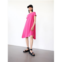 Asymmetric midi dress