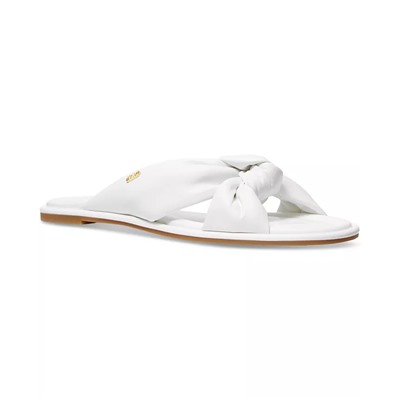 MICHAEL Michael Kors Knotted Slide Casual Leather Sandals