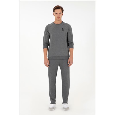 Erkek Antrasit Melanj Basic Sweatshirt