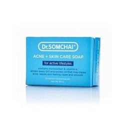 Антибактериальное мыло для лица и тела Dr Somchai 80 гр/Dr Somchai Acne & Skin Care Soap for Active Lifestyles 80 gr