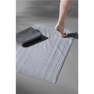 COTTONMANIA, Oscuro Bathmat Space - Ekstra Yumusak, Modern %100 Pamuk 50x75cm. Ayak Havlusu / Banyo Paspas Seti