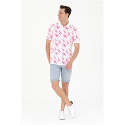 Erkek Pembe Polo Yaka Tişört