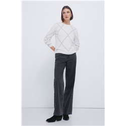 Jersey rombos lentejuelas