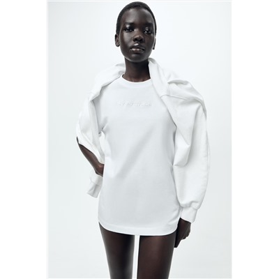 MINIMALIST SLOGAN T-SHIRT