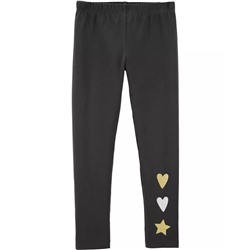 Carter's | Kid Glitter Heart & Star Leggings