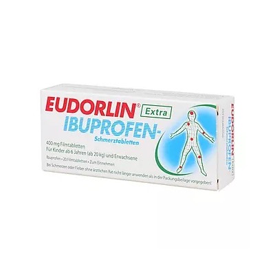 Eudorlin extra Ibuprofen Schmerztabletten, 20 St