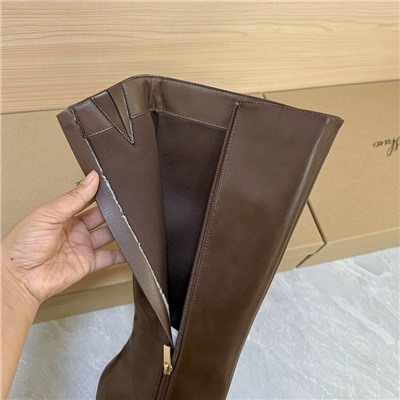 Женские высокие сапоги с острым носом, экспорт