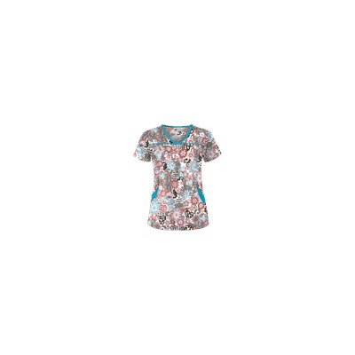 UA Bali Garden White Scrub Top