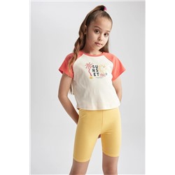 Defacto Kız Çocuk Kısa Boy Tayt J3485A623HS