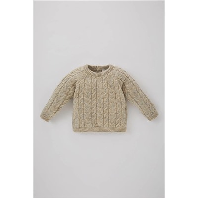 Defacto Erkek Bebek Regular Fit Bisiklet Yaka Kazak A3854A523WN