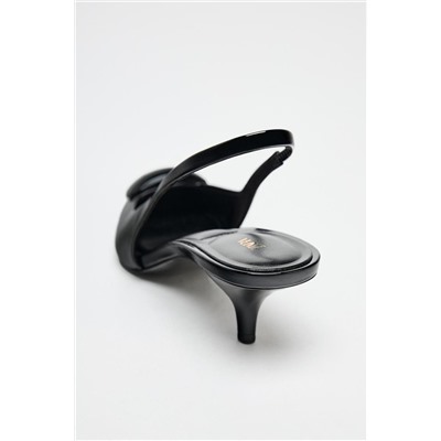 SLINGBACKS WITH HEEL DETAIL