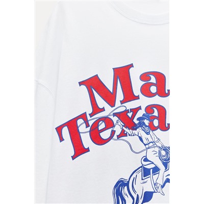 SLOGAN PRINT T-SHIRT